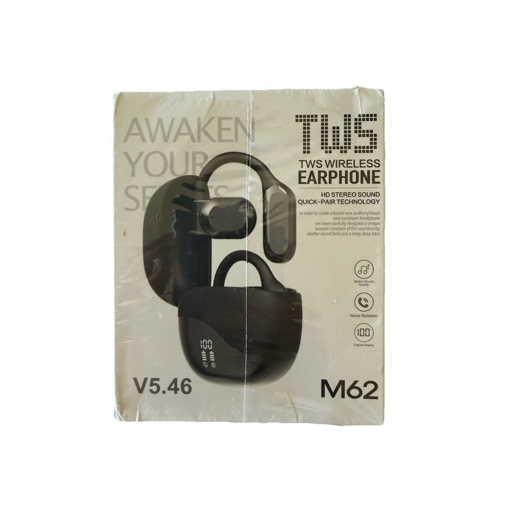 TWS Wireless Earphones M26 Bluetooth Noise Reduction Phone Call Capabilities-NIB
